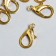 The basis for the armor carbine metal gold set is 10pcs 1.5x3 cm