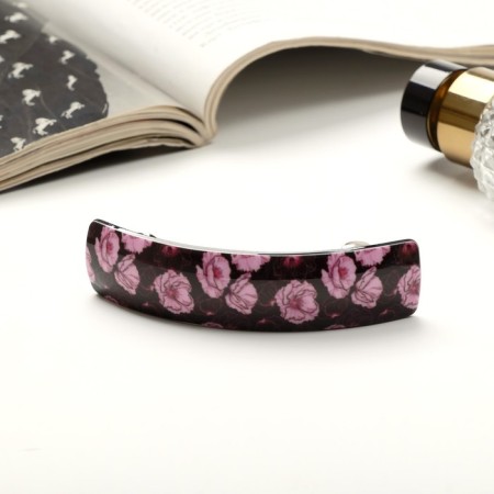 Hair clip for hairs "poppy" straight, 10 cm, mix