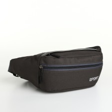 Board belt on lightning, 2 external pockets, color gray color
