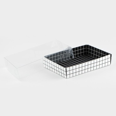 Confectionery packaging, boxing box with PVC lid, “for you”, 17 x 12 x 3 cm-2