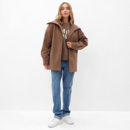 Bomber (jacket) Women's minku: casual collection, beige color, rr 48-1