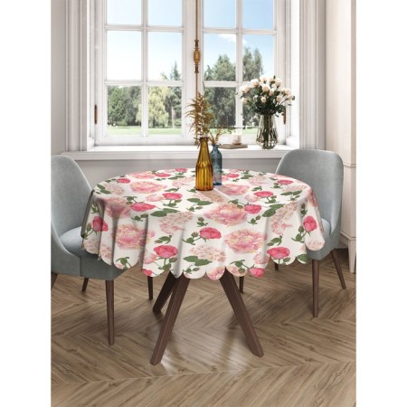 The tablecloth “Queen of Flowers”, round, Saten, d = 150 cm-1
