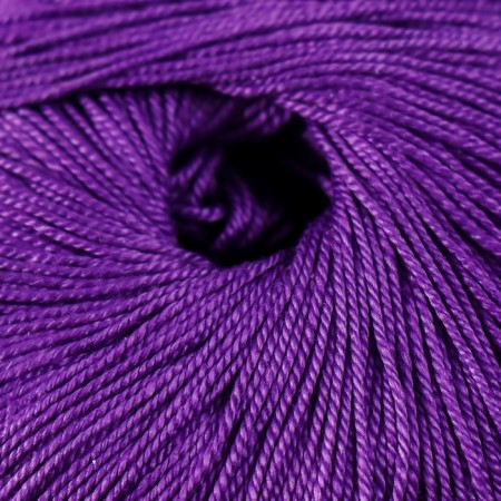 Yarn "openwork" 100% mercerized cotton 280m/50g (78-violet)-2