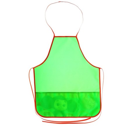 Apron for labor + sleevens, 535 x 445/230 x 145 mm, multi-bullets "Cheburashka" Green ChBT_53180-1