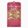 Package with the valve "Flowers", craft, glitter, 19.5 × 10 × 25.2 cm