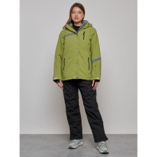 Ski suit female, size 56, khaki color