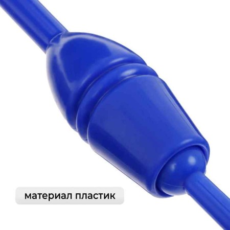 Bulava for rhythmic gymnastics inserted Grace Dance, 35 cm, blue color-1