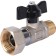 Ball barbar stout SVB-1009-001520, 1/2 "x3/4", outer thread/crooked nut, butterfly