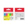 Plastic tabs 12 x 44 mm Erichkrause Neon, 5 colors of 20 sheets, with adhesive edge