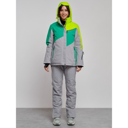Ski costume female winter, size 50, light color-4