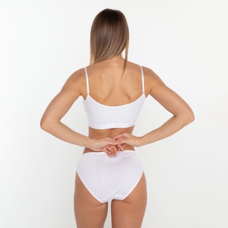 Panties female slips, white color, size 46 (l)-3
