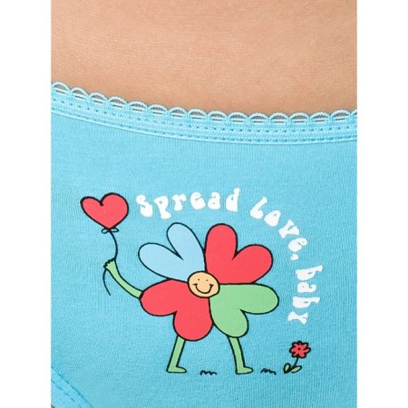 Women's underpants, size 48, blue color-2