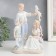 Souvenir Ceramics "Family on a walk with a bird" 20 cm