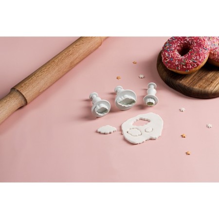 A set of plunges of confectionery shares "Cloud", 3 pcs-6