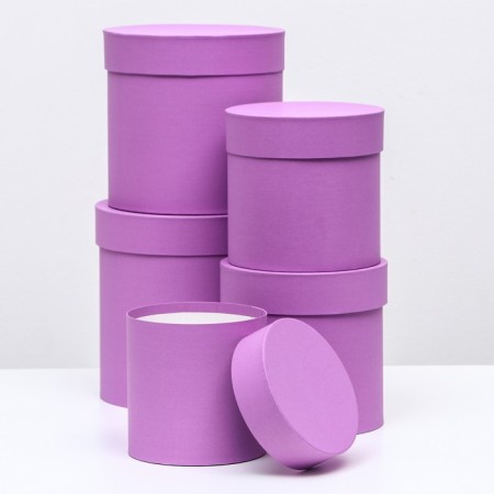 Set of hats 5 in 1 “purple”, 20 x 20-13 x 13 cm-1