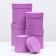 Set of hats 5 in 1 “purple”, 20 x 20-13 x 13 cm