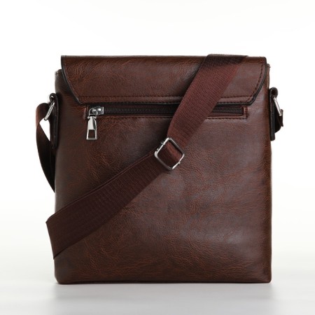 Male bag, brown color-3