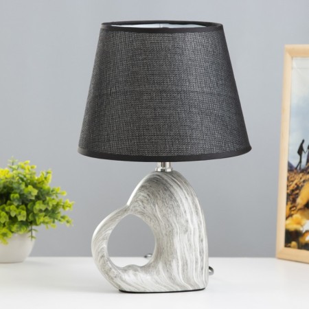 The table lamp "drinks" E14 40W gray 23x23x34 cm Risalux