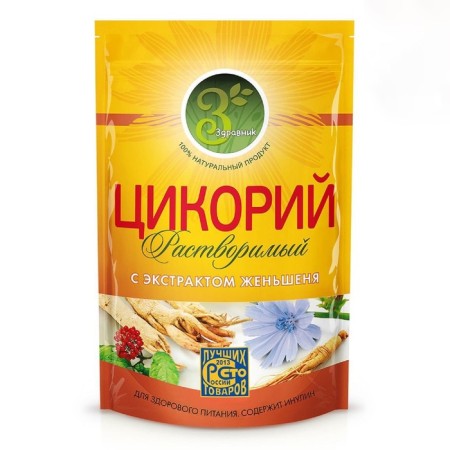 Tsikoriya "health resort" with ginseng extract, 85 g