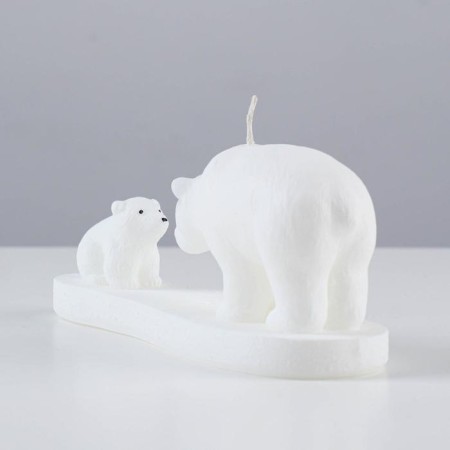 Decorative candle "Bear and Bear"-2