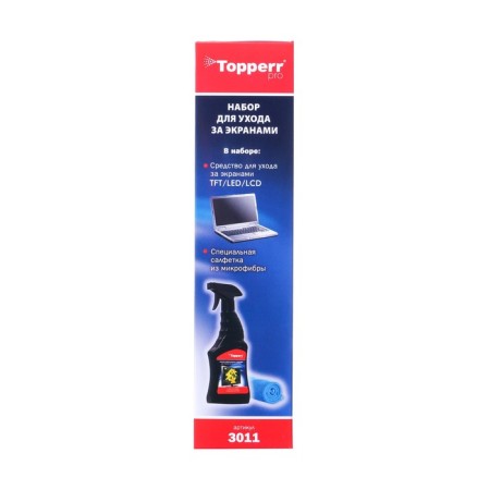 Topperr set for caring for LCDs, LCD and Plasma SR-VTO+Napkin-3
