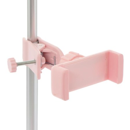 Set of young blogger Windigo Kids CB-98, lamp on a tripod, microphone, remote control, lenses, SPA, pink-10