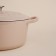 Cast iron pan with enamel coating SL Home, D = 24.5 cm, h = 11 cm, pink color