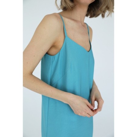 Dress in linen style, size 42-4