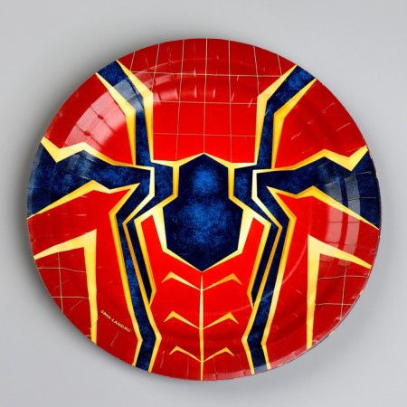 Disposable paper plate "Web", 18 cm-1