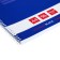 A4 notebook, 96 sheets in a ruler on a crest "Student Blue", cover Combined Cardboard, Matte lamination, embossing, Block 60 g/m2