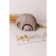Souvenir Ceramics "Elephant with Elephant" Matte Beige set 2 pcs 18x8x23 cm