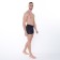 Panties men's boxers, black color/geometry, size 54