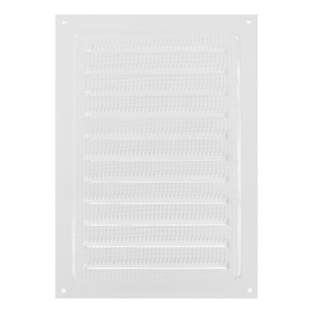 Ventilation grate Zein luxury RM1724, 170 x 240 mm, with a grid, metal, white-5