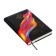 Leduced Diary A5, 160 sheets, Devente.galaxy, firm cover of artificial leather with foam rubber, lies, block 70 g/m2, raspberry