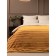 Texrepublic blanket, size 200x220 cm, ocher color