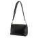 Female bag, artificial leather, black 17x12x20 cm
