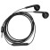 Hoco M55 headphones, wired, inserts, microphone, jack 3.5, 1.2 m, black