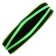 Penal soft, 1 compartment, 80 x 210 x 40 mm, voluminous, PM1O-24, calligrata black, black/green
