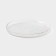 Dining plate Magistro Water Lily, D = 20.5 cm, glass, with a golden border, transparent