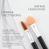 A set of applicators for shadows, with a brush, bilateral, 5 pcs, 7.5 cm, black/silver color