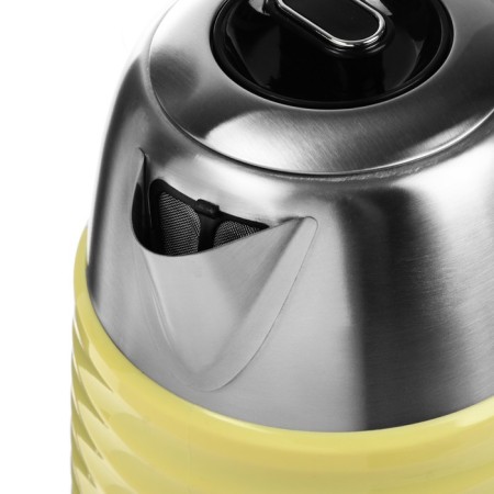 Electric kettle Willmark WEK-1738PSST, plastic, Metal flask, 1.7 l, 2200 watts, yellow-1