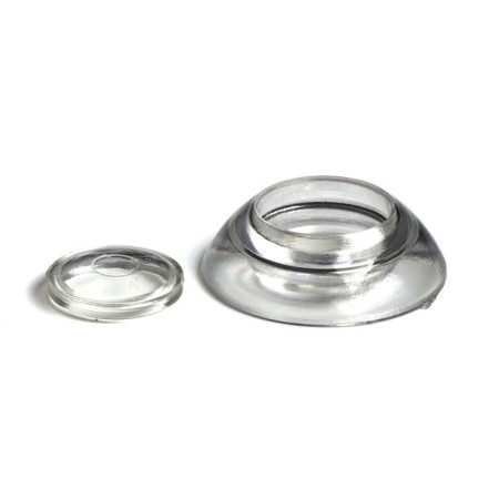 Thermal-haired mini of polycarbonate, d = 30 mm, UV protection, transparent, set of 50 pcs.-7