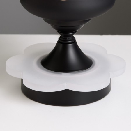 Aroma lace with backlight "Circles" GU10 35W+RGB black 11x11x23 cm-4