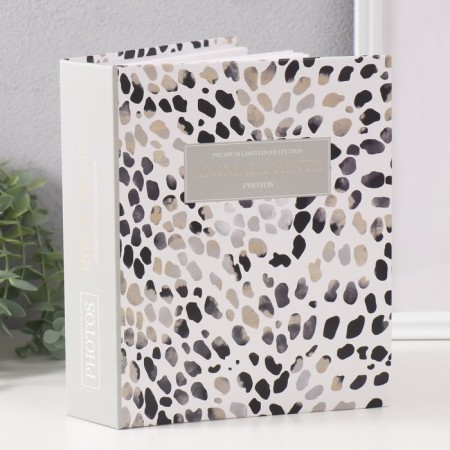 Photo album for 200 photos 10x15 cm, plastic. Sheets "Animal Print" Skins 2-1