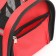 Steel-striped bag of 46*27*27 cm, red