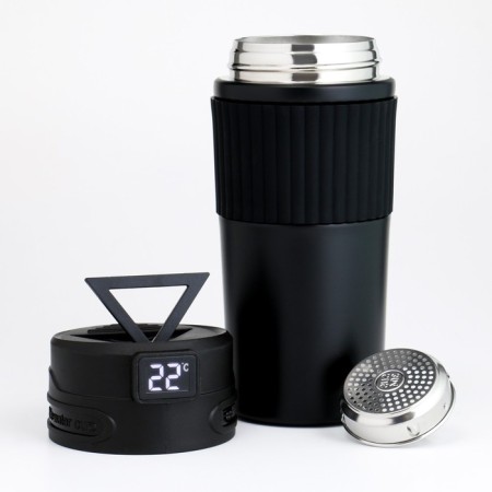 Thermal circle, 400 ml, New Design, retains heat 12 hours, thermometer, sieve-1