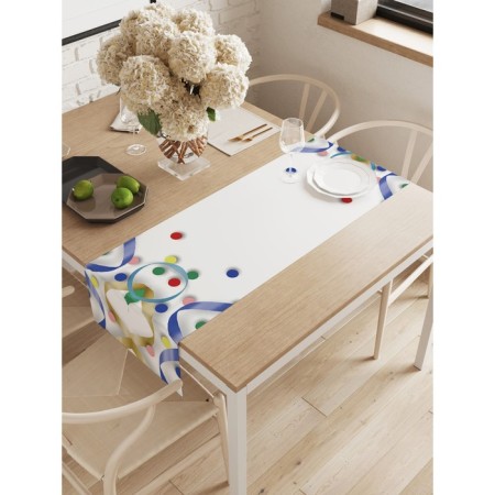 The path to the table is “simple and beautiful”, oxford, size 40x145 cm
