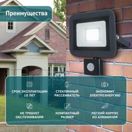 Feetor LED street era LPR-041-2-65K-030 30W, 6500K 2400LM, IP65, with a motion sensor-10