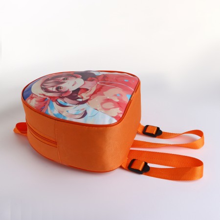 Children's backpack on the zipper "chosen", color orange color-4