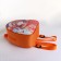 Children's backpack on the zipper "chosen", color orange color